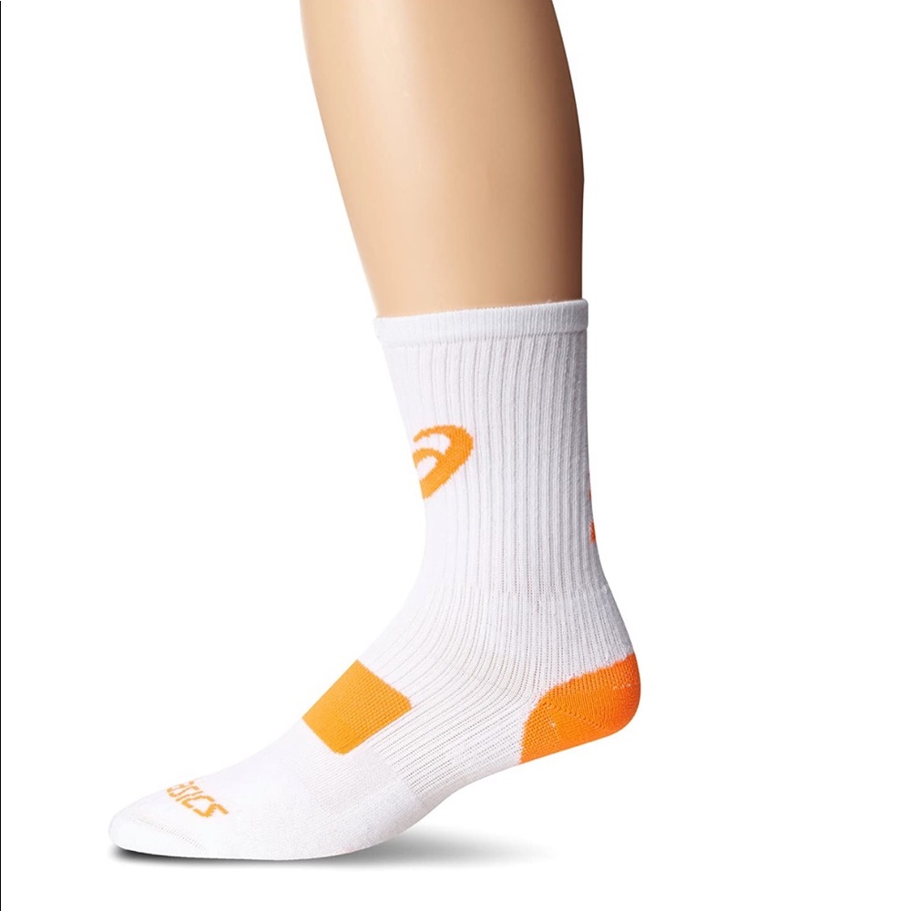 🆕ASICS Unisex Team Tiger Crew Socks 2 Pairs